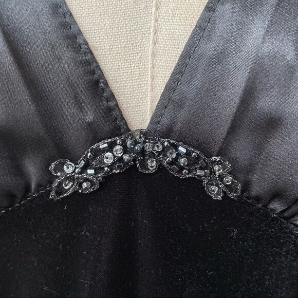 Vintage Neiman Marcus Y2K Velvet Satin Cami Top XS - Picture 3 of 7